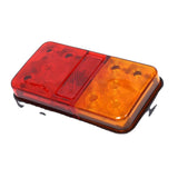 12V 24V LED Heavy Duty Truck Trailer Rv Red & Yellow Parking Brake Tail Lights