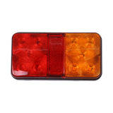 12V 24V LED Heavy Duty Truck Trailer Rv Red & Yellow Parking Brake Tail Lights