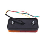 12V 24V LED Heavy Duty Truck Trailer Rv Red & Yellow Parking Brake Tail Lights